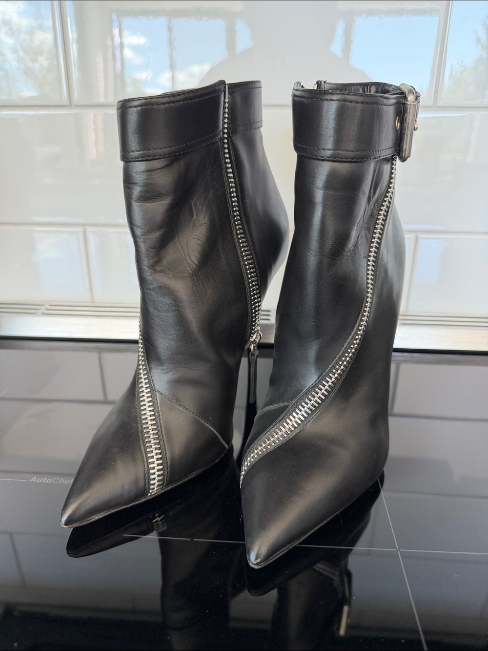 Giuseppe Zanotti Zipper Booties 39